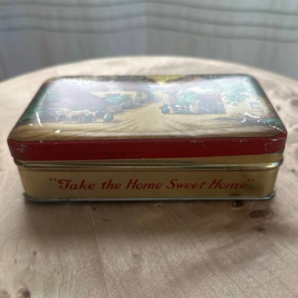 Vintage Blue Bird Toffee Tin Henry Vincent Ltd. Hunnington - Picture 2 of 10